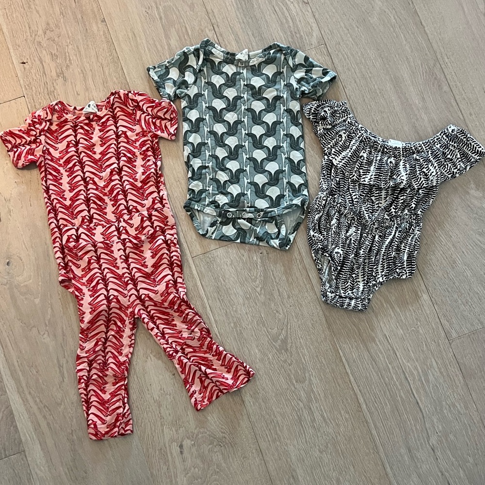 Lot of 3 Kate Quinn Bodysuits + 1 Pant